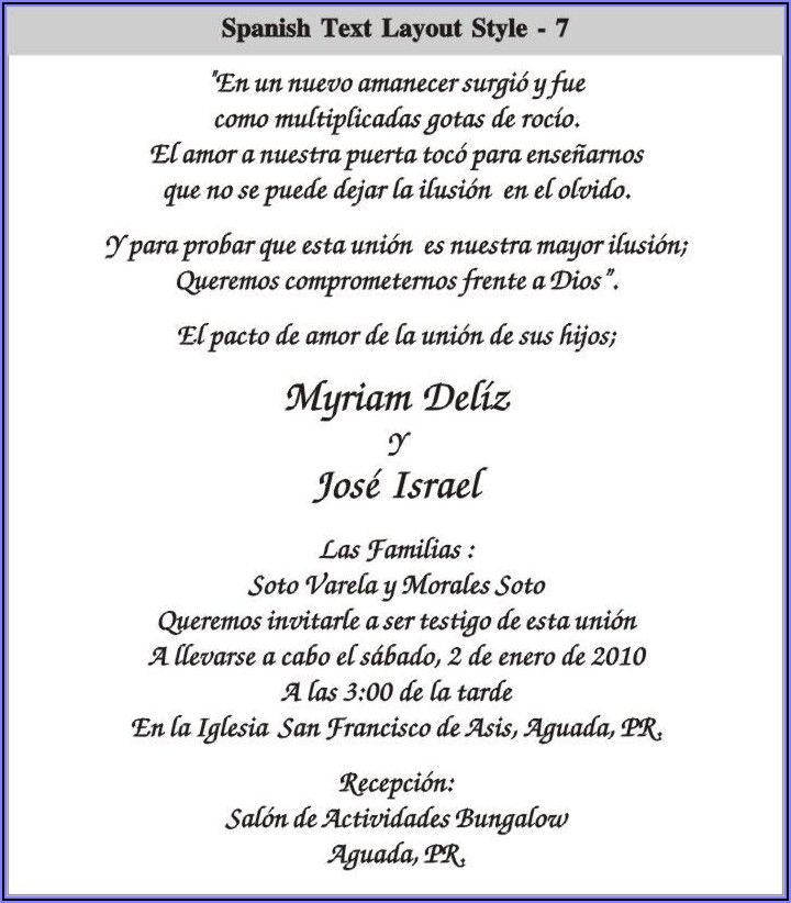 Quince Anos Invitation Wording In Spanish