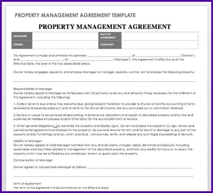 Simple Lease Agreement Template South Africa