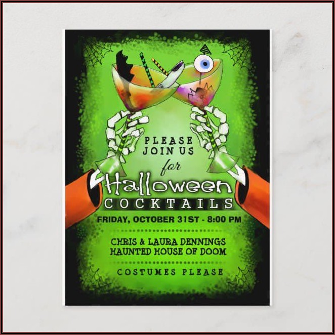 Spooky Halloween Invitation Wording