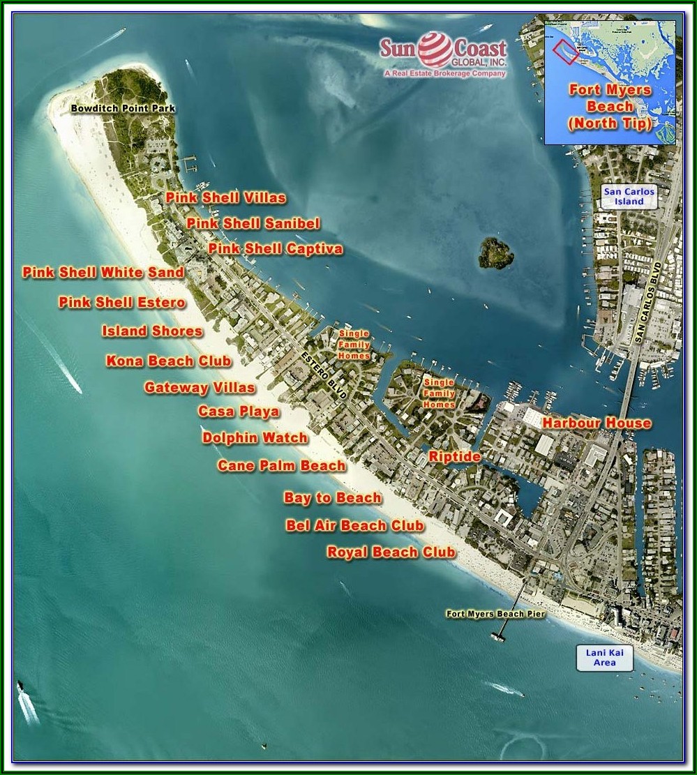 Street Map Of North Fort Myers Florida