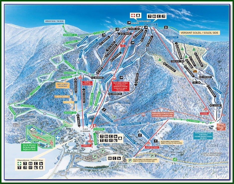 Tour Du Mont Blanc Mapa