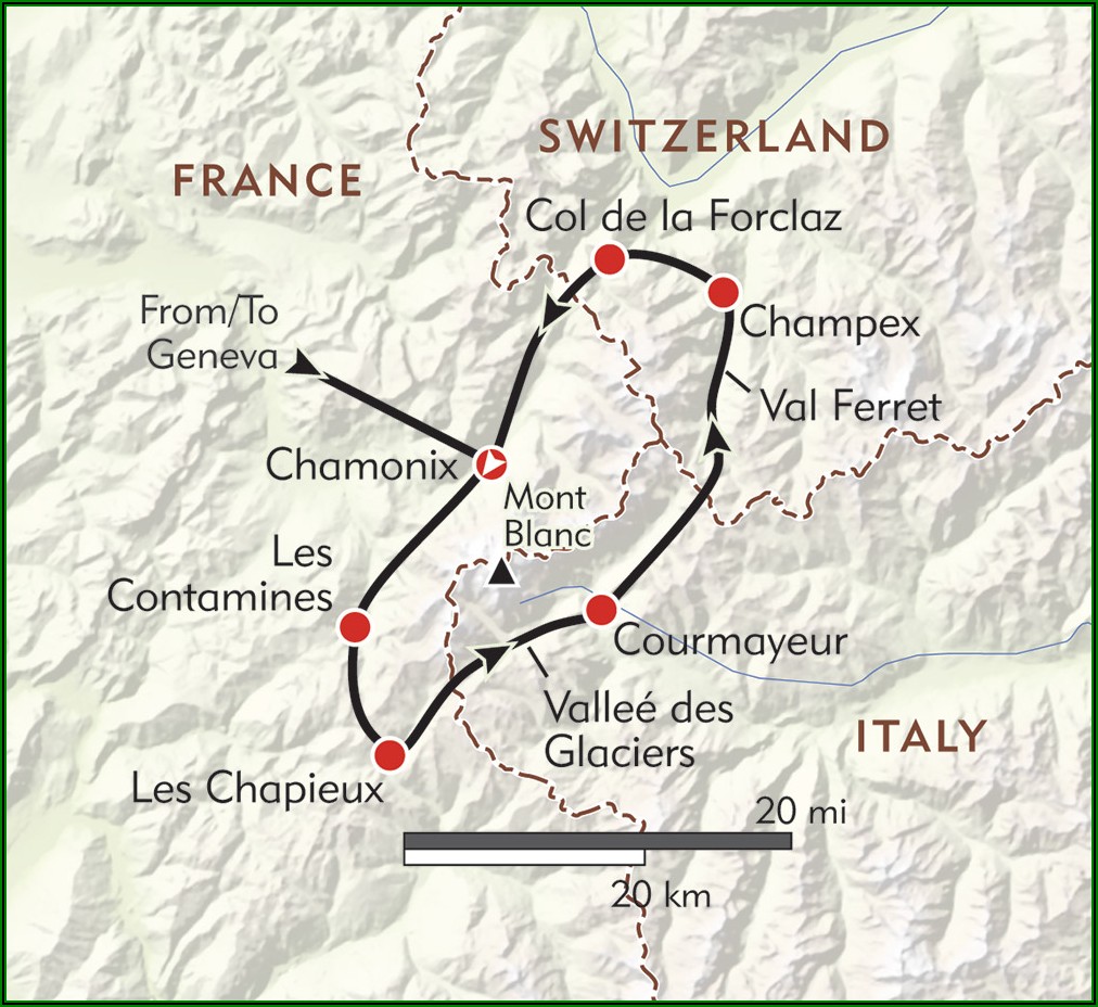 Tour Du Mont Blanc Maps.me