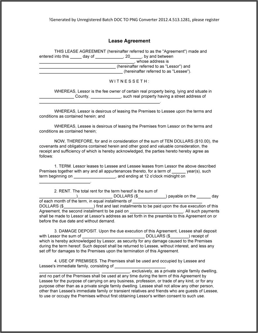 Virginia Lease Purchase Agreement Form