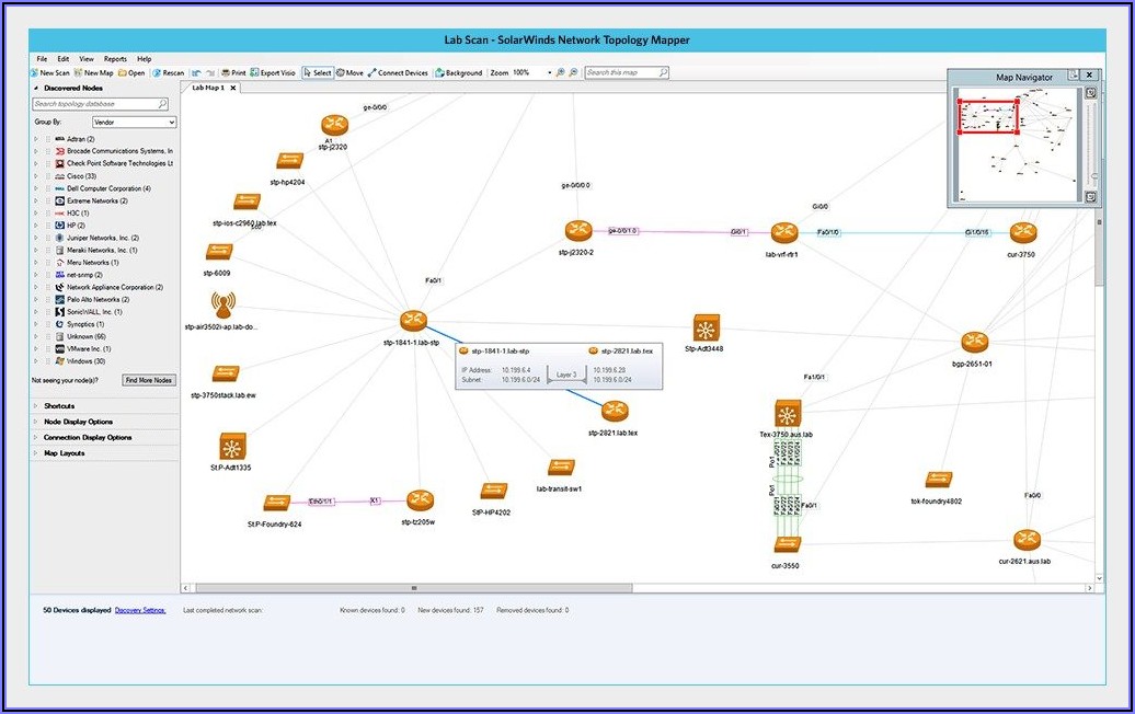 Visual Network Mapping Software