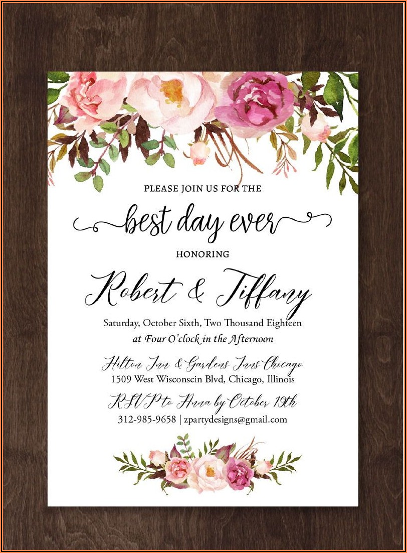 Wedding Invitation Templates Online Edit Free