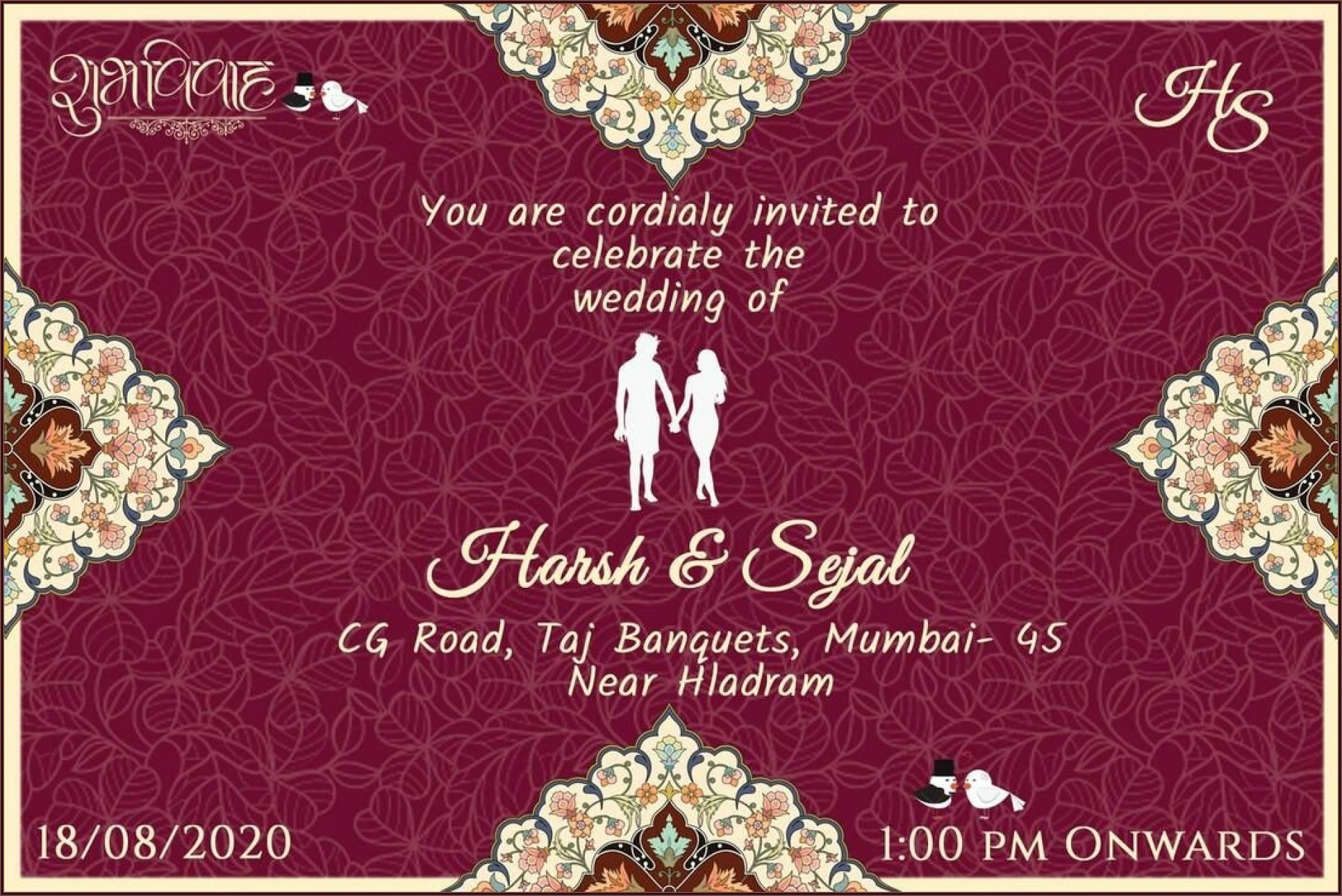 Wedding Invitation Video Templates Online Free