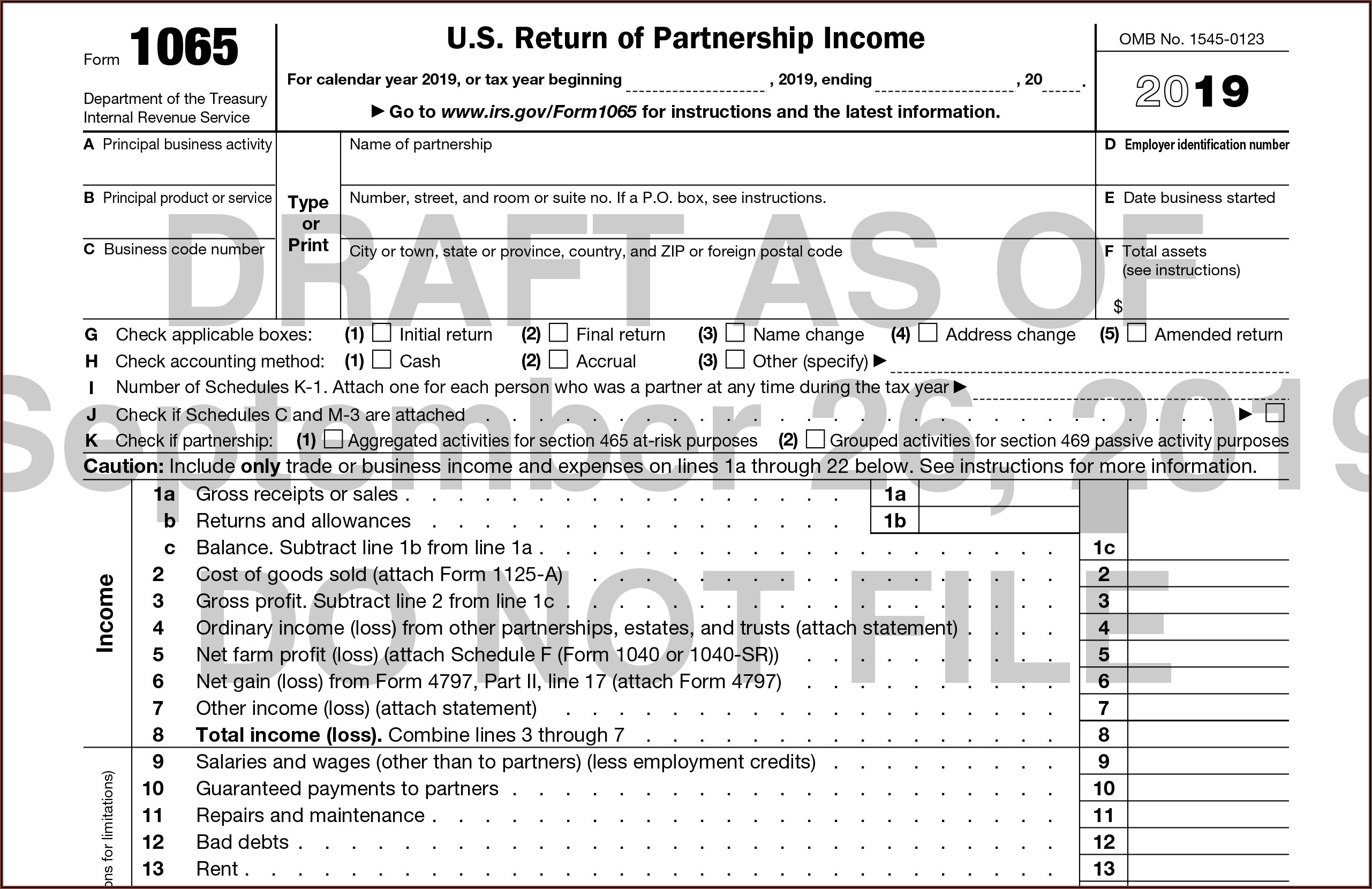 What Is A K1 Form For Taxes