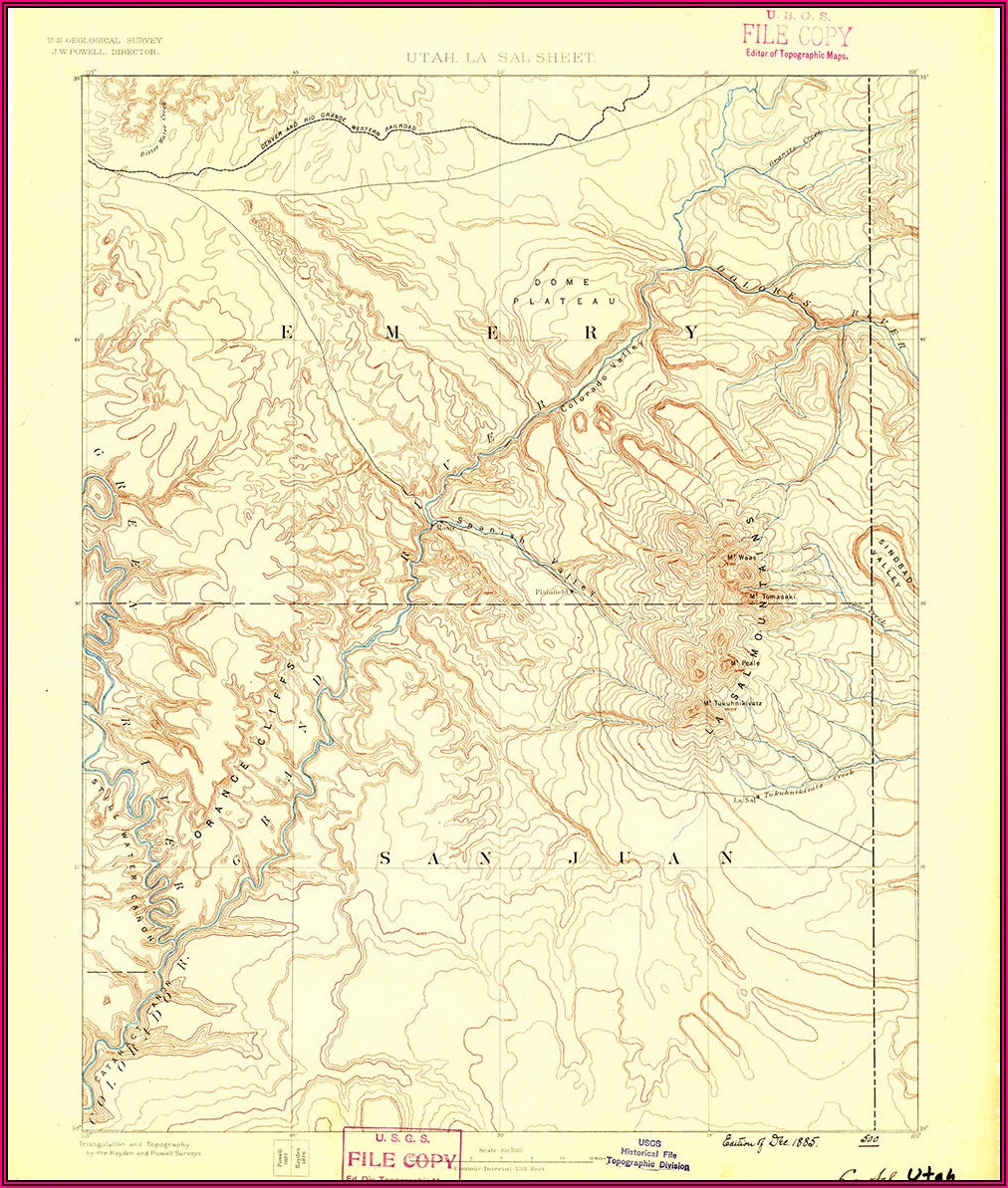 Where To Buy Topo Maps Utah