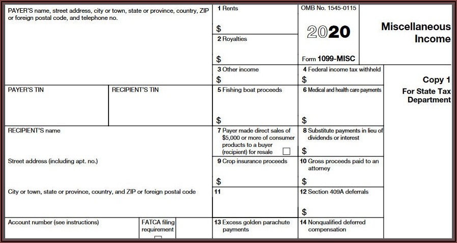 Where To Send Form 1099 Misc Copy A