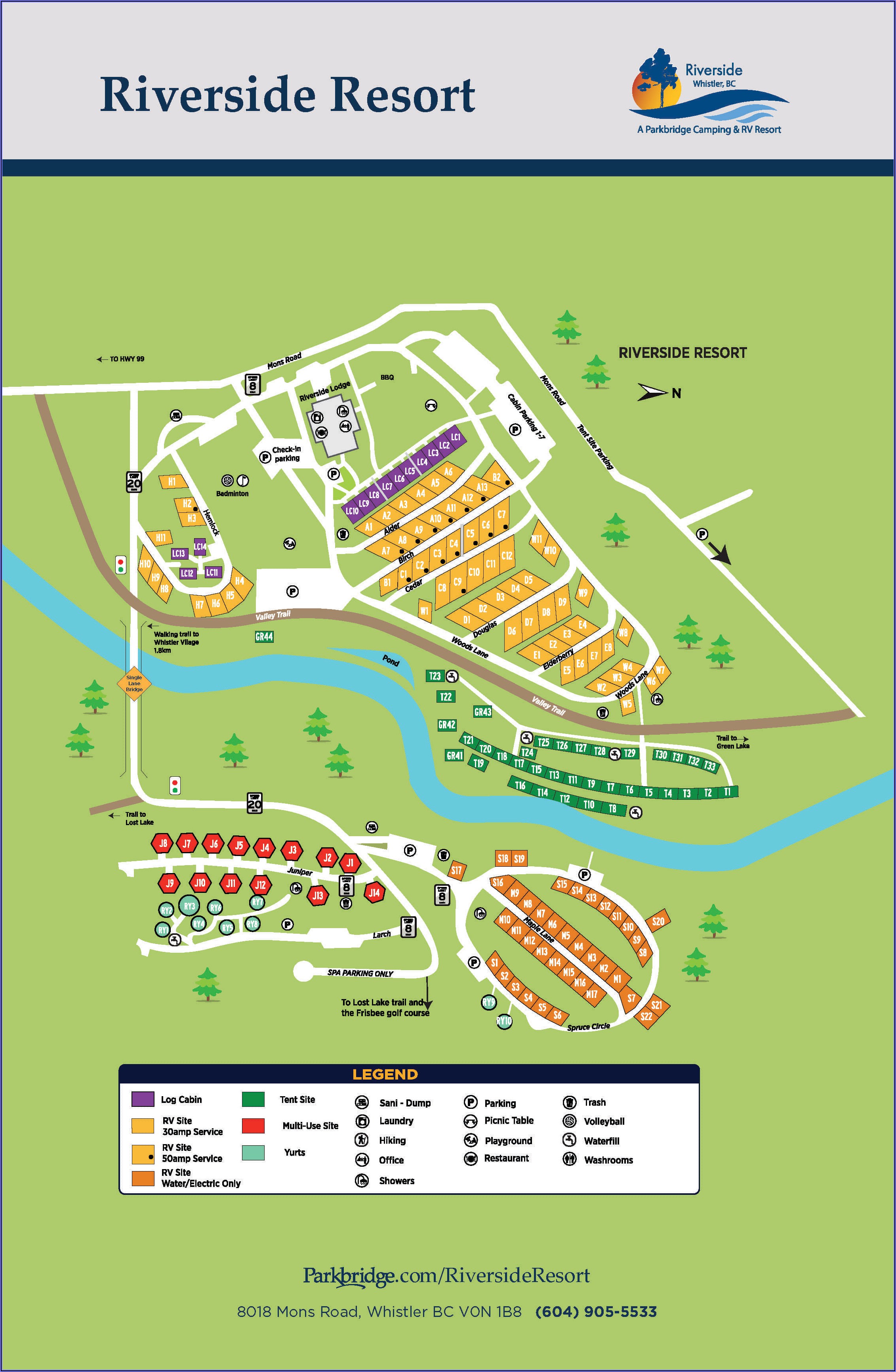 Whistler Resort Map