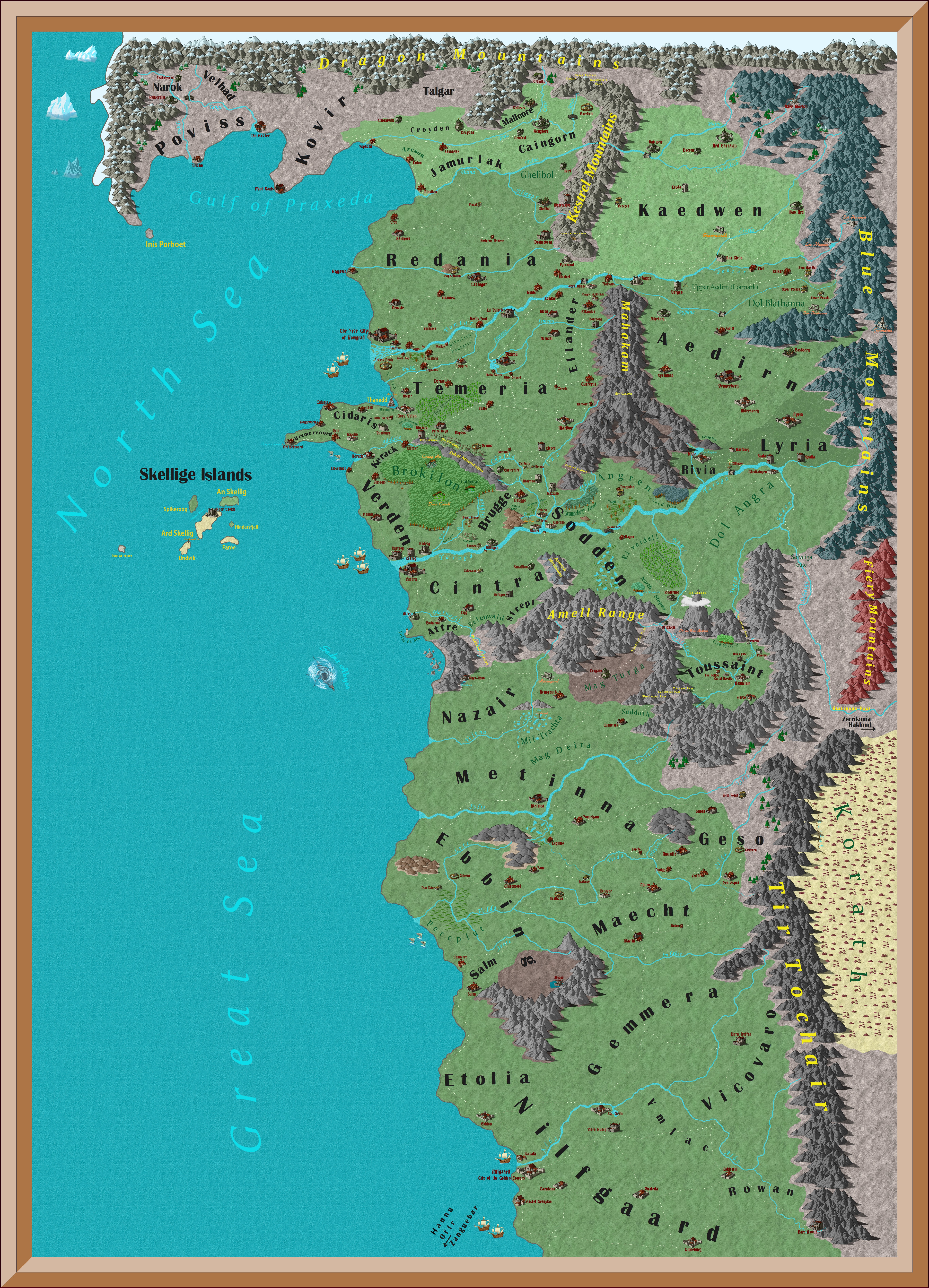 Witcher World Map Books
