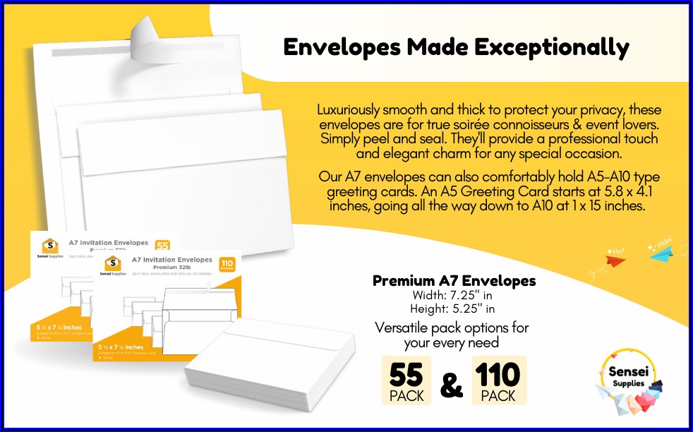 5x7 Envelopes Need Extra Postage