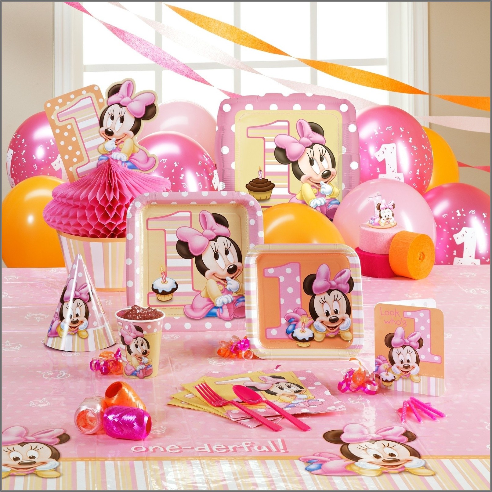Baby Minnie Mouse 1st Birthday Party Ideas