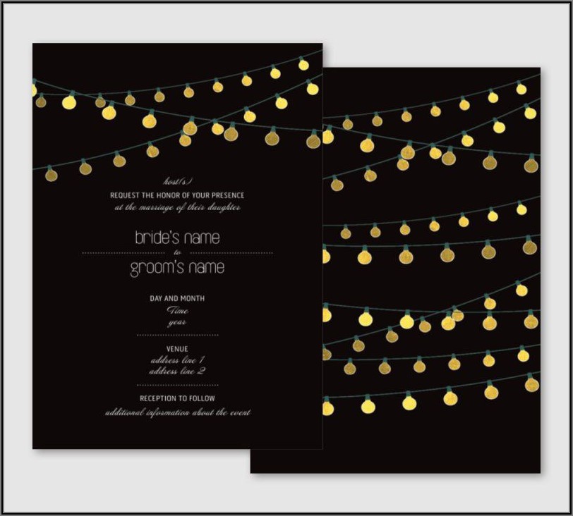 Black And Gold Wedding Invitations Vistaprint