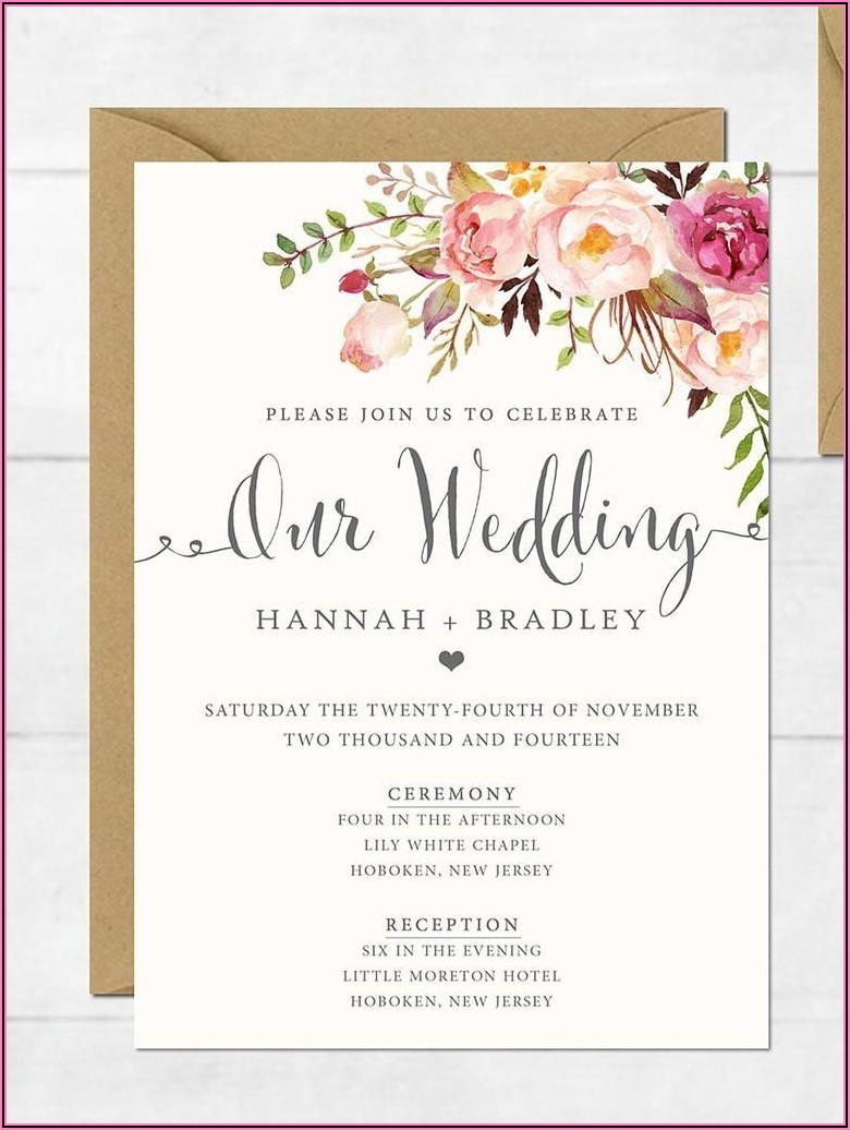 Create Your Own Invitations Free Printable Online