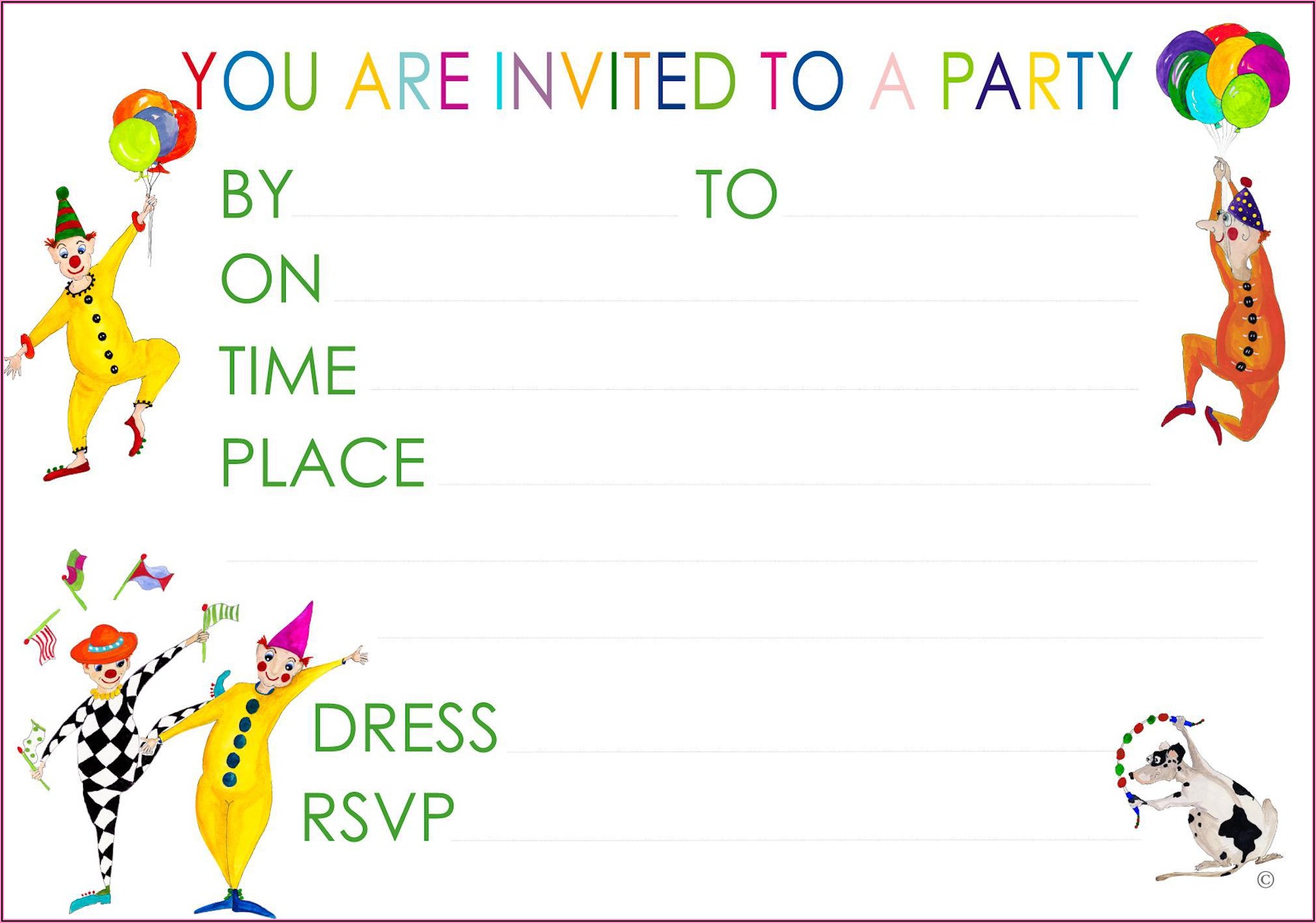 Create Your Own Party Invitations Free