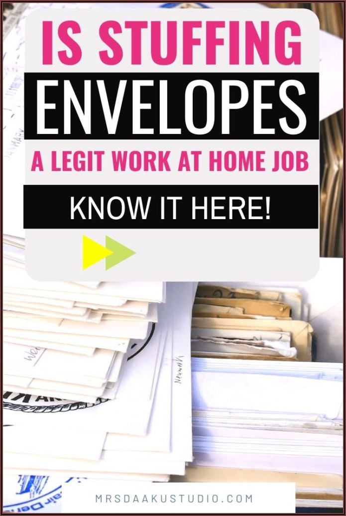 Envelope Stuffing Jobs From Home No Fees