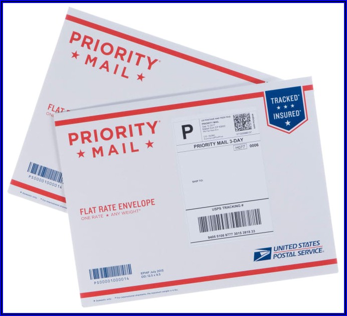 Flat Rate Envelope Shipping Label