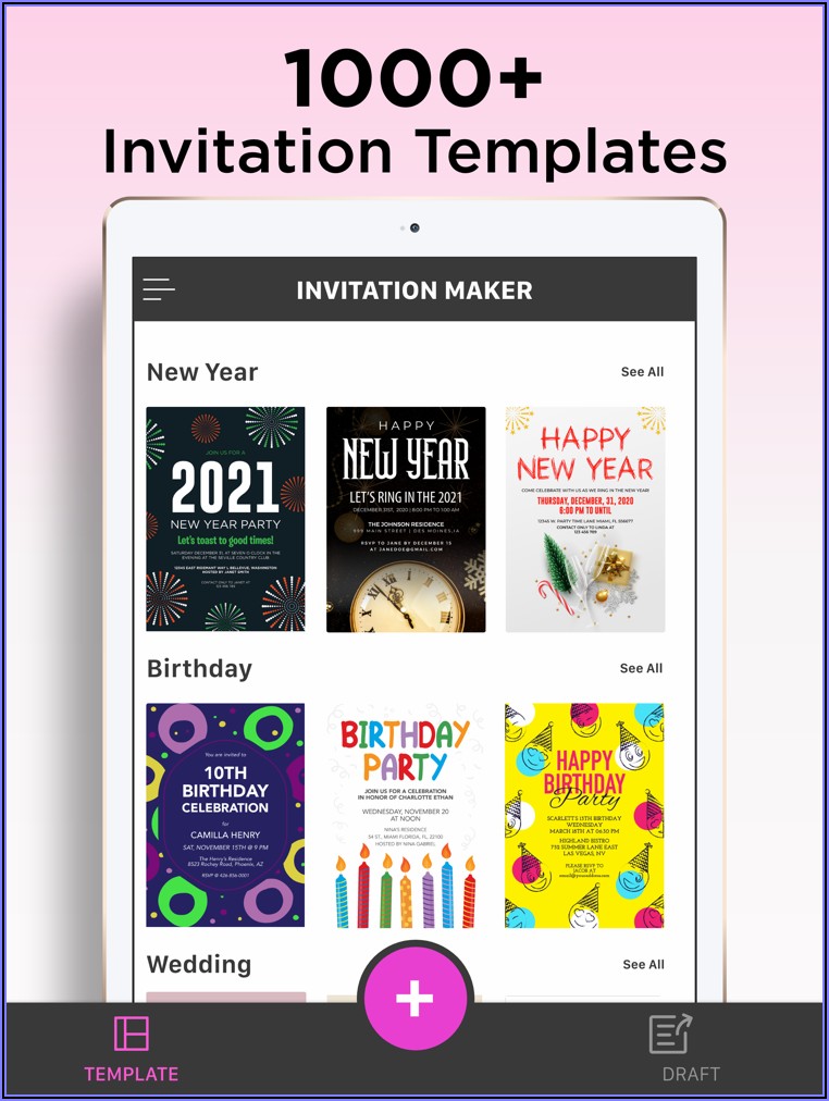 Free Invitation Card Design App