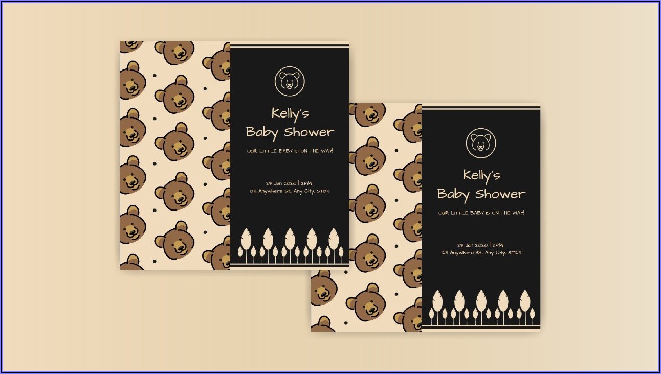 Free Invitation Card Design For Baby Shower