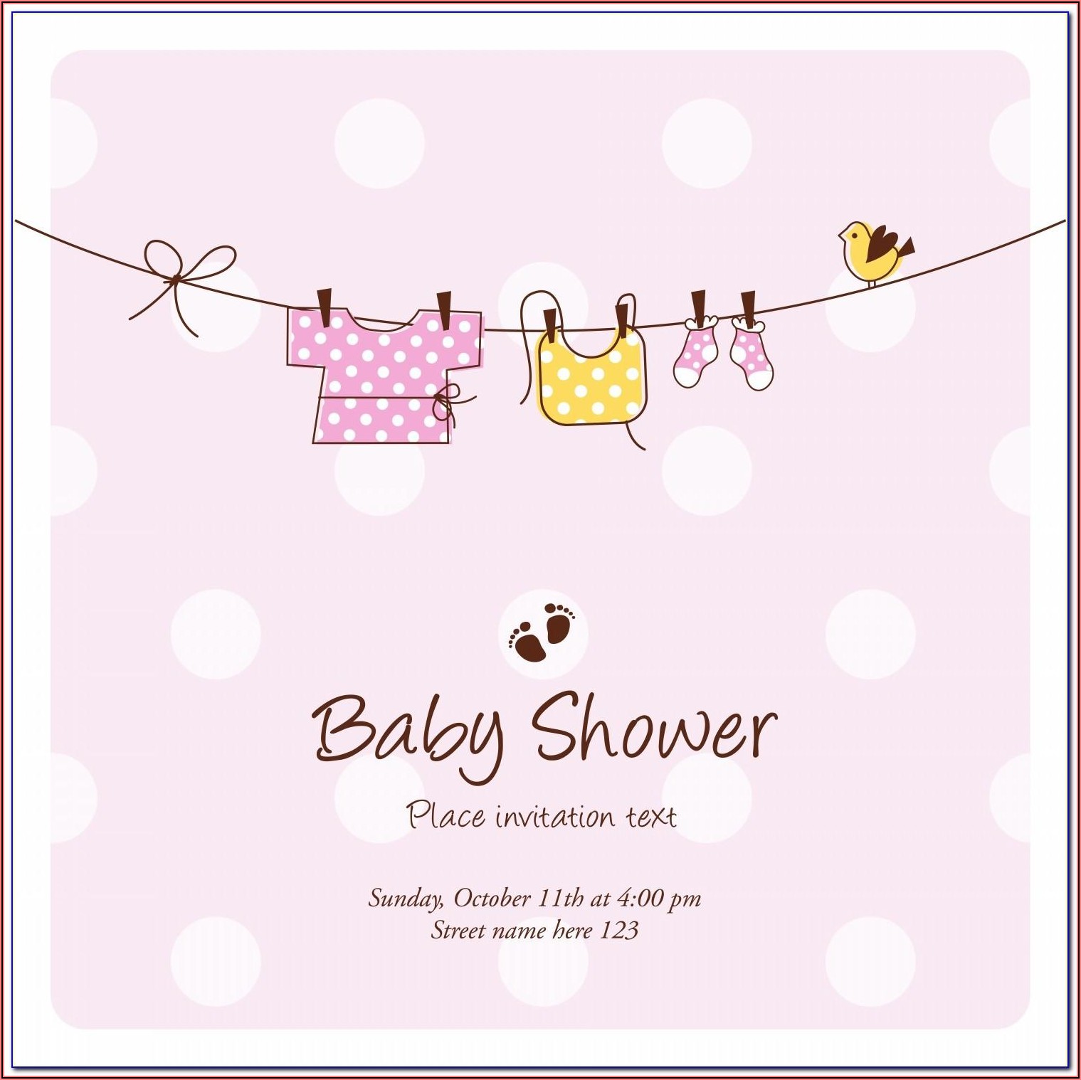 Free Online Invitation Card Design For Baby Shower
