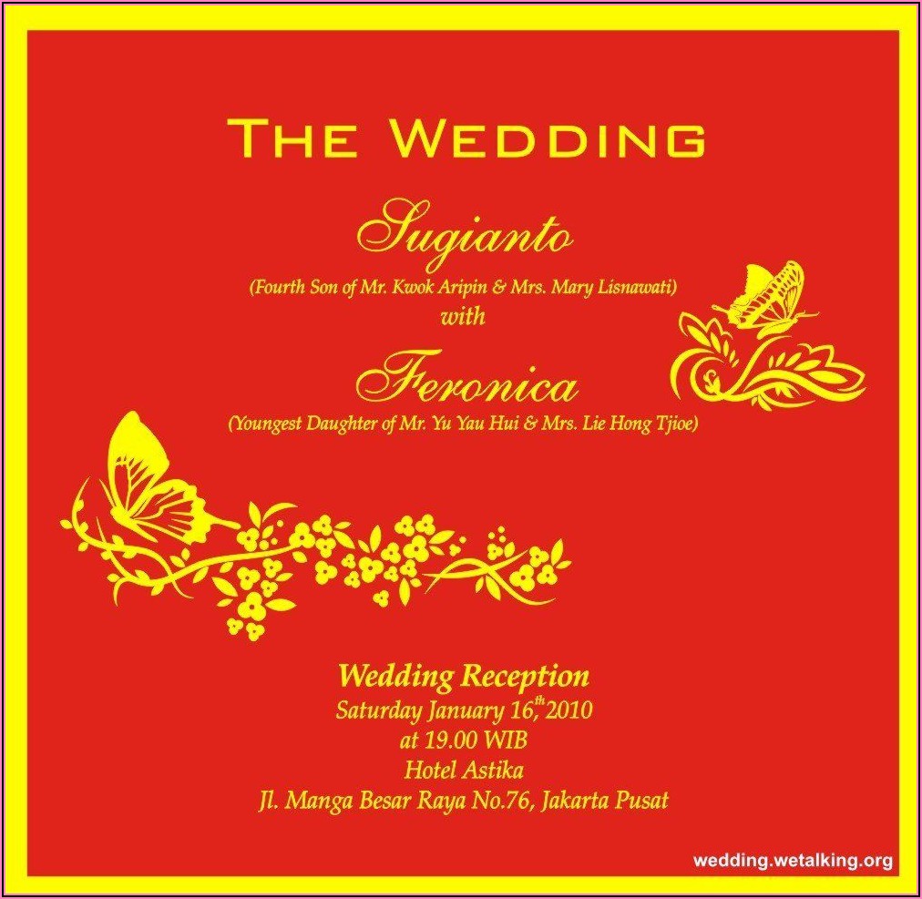 Hindu Wedding Invitation Wording In English