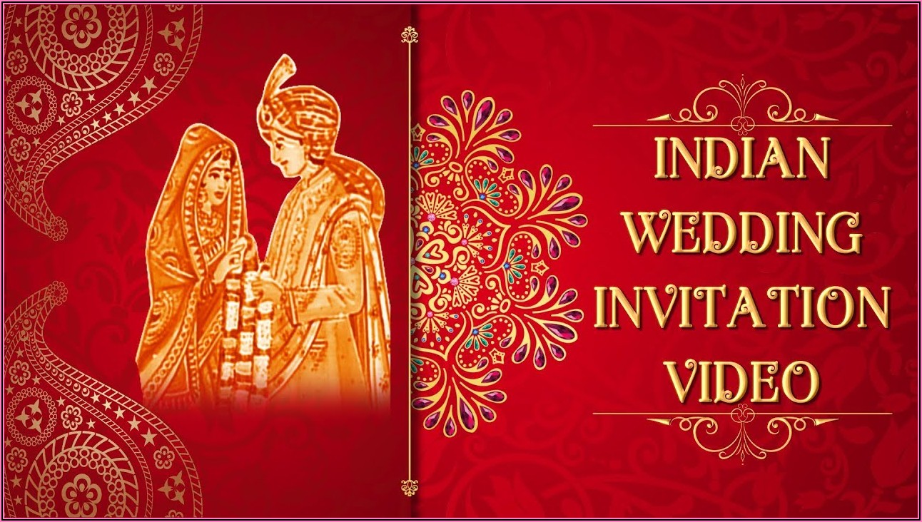 Indian Wedding Invitation Templates Video