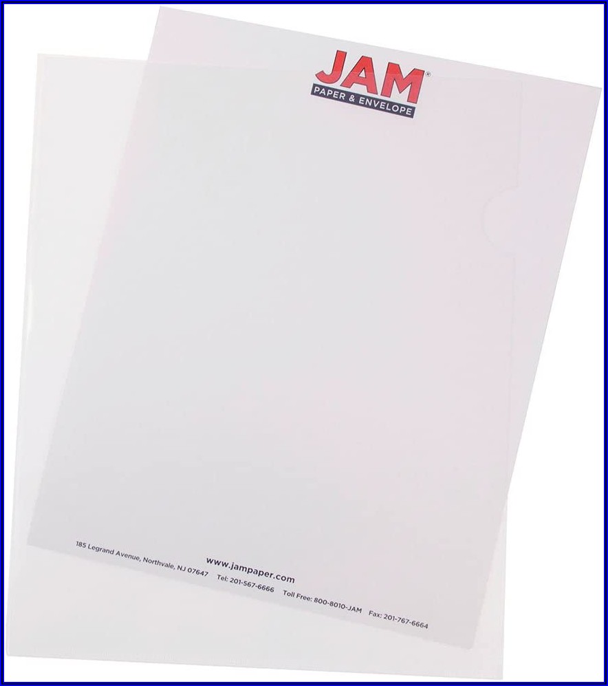 Jam Paper And Envelope Poly Sleeves