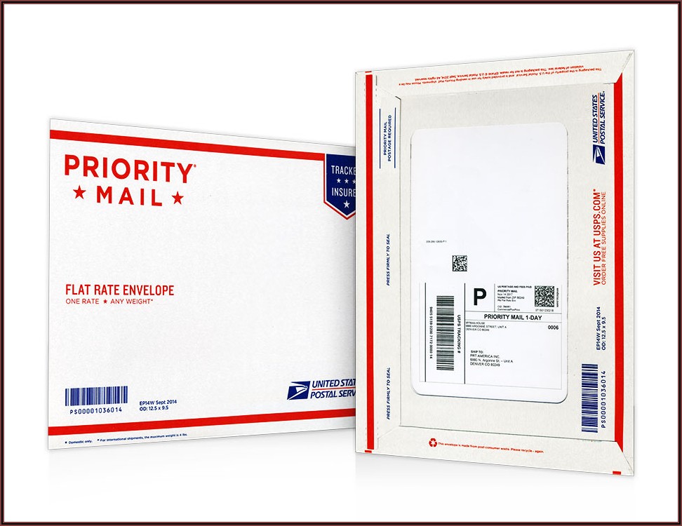 Priority Mail Envelope Flat Rate Cost
