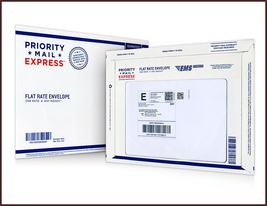 Priority Mail Express Envelope Postage