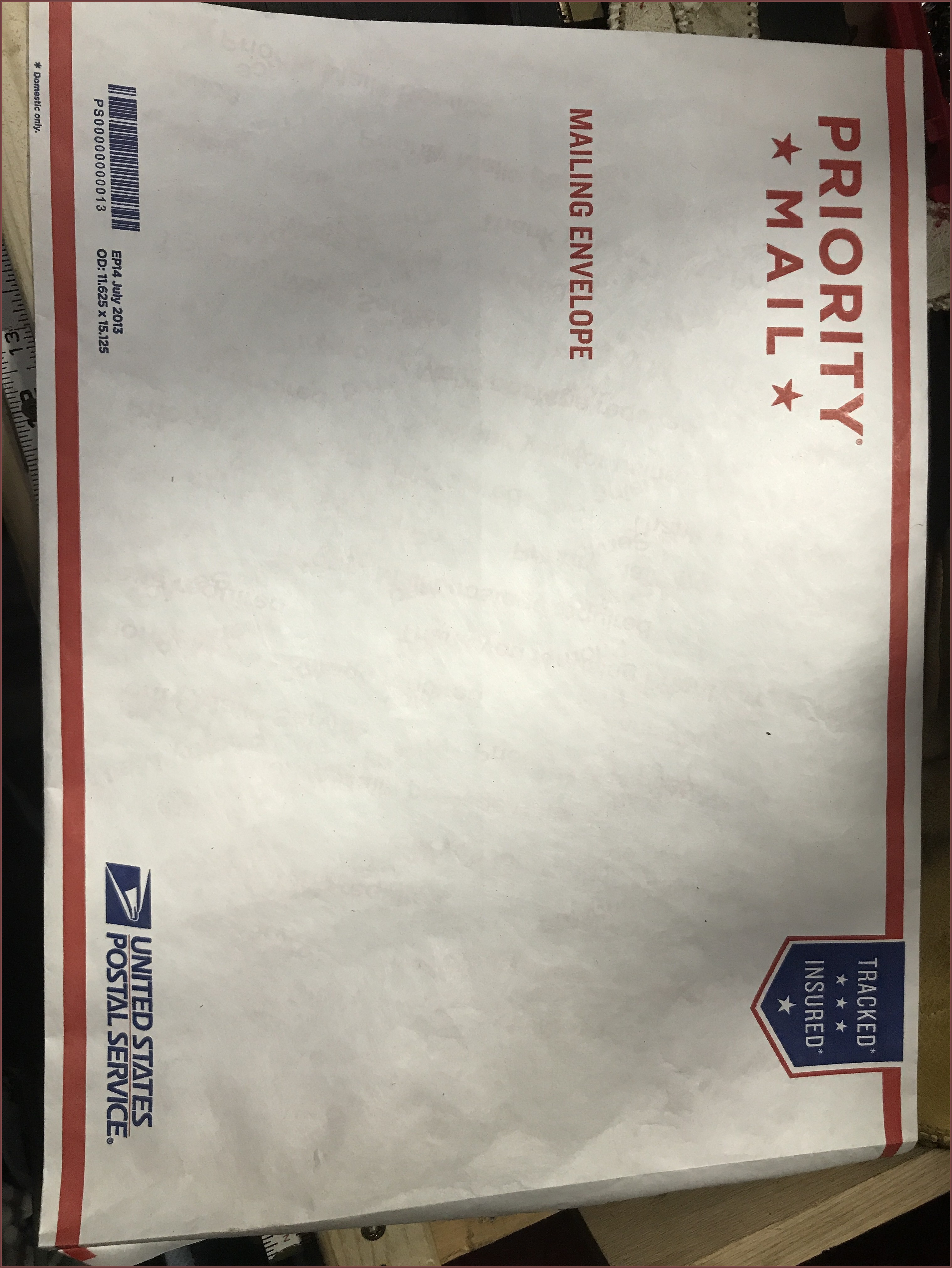 Priority Mail Letter Postage
