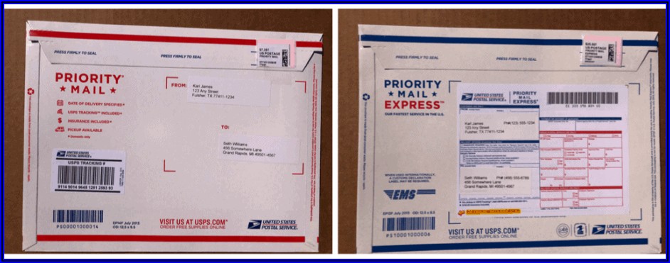 Priority Mail Mailing Envelope 11.625x15.125 Cost To Ship
