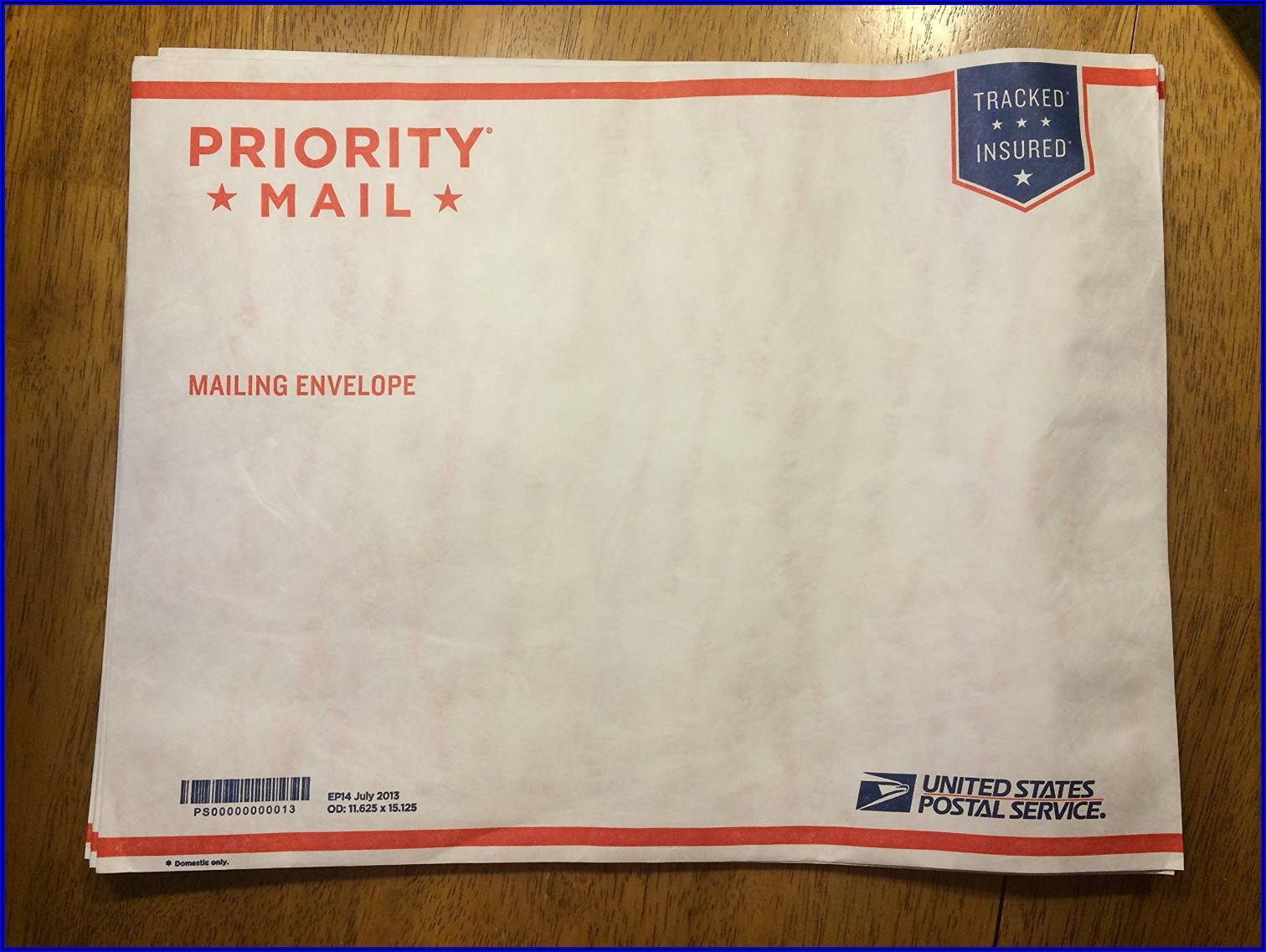 Priority Mail Mailing Envelope Usps