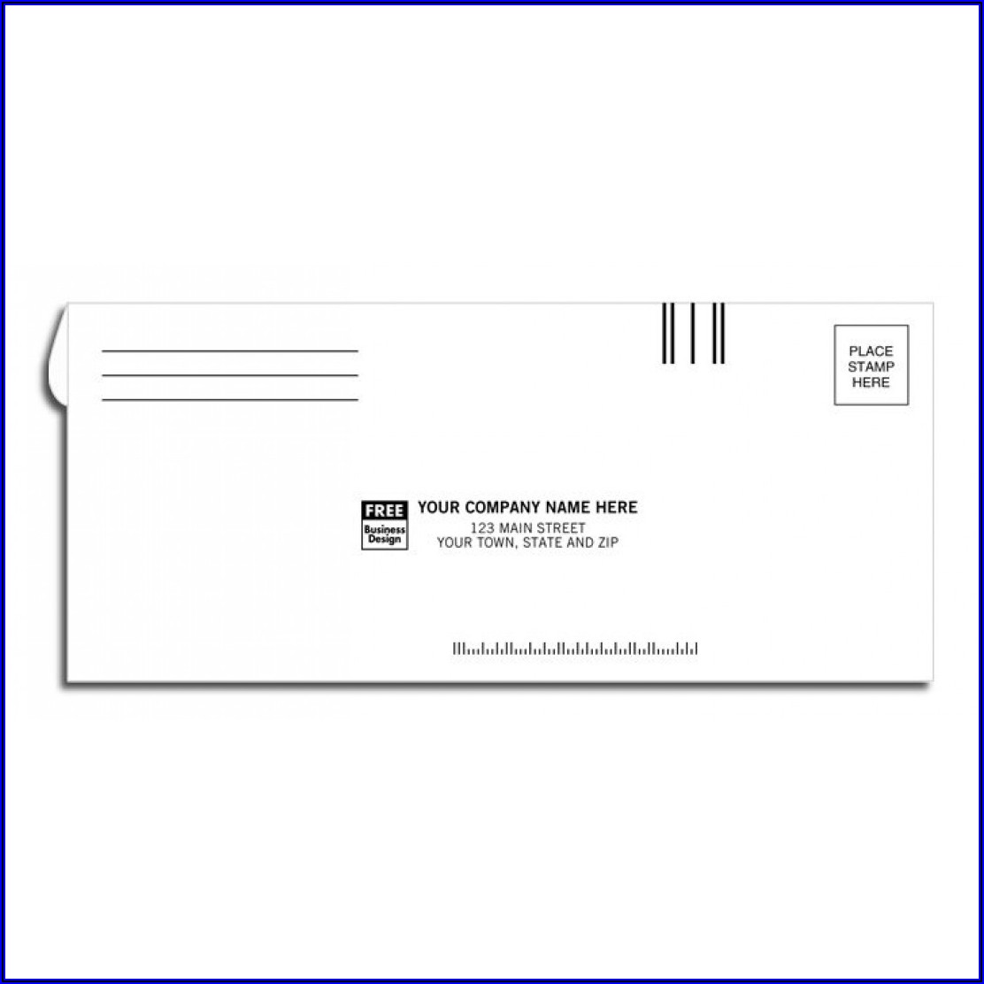 Royal Mail Business Reply Envelope Template