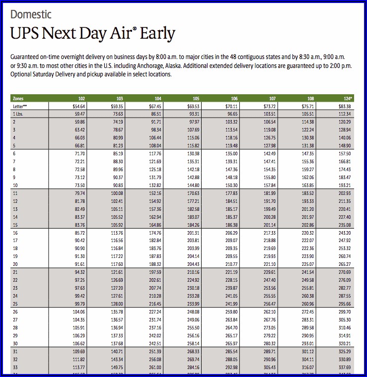 Ups Padded Envelope Shipping Cost