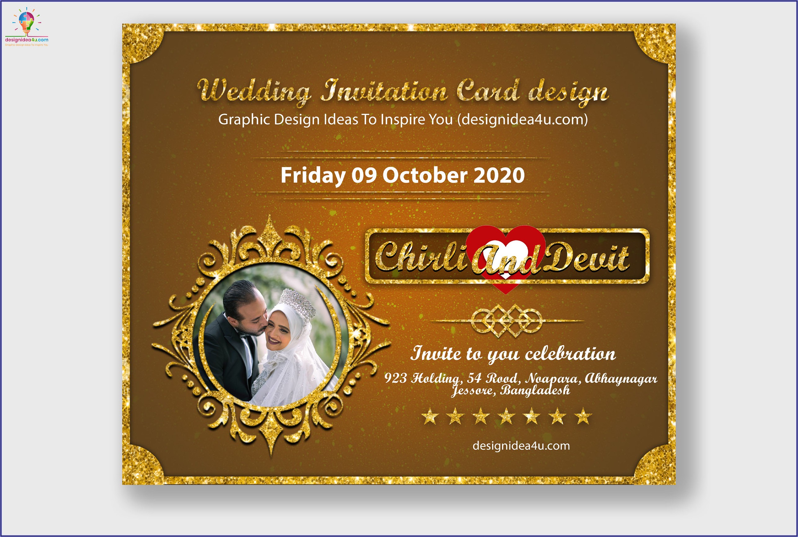 Wedding Invitation Design Psd Free Download