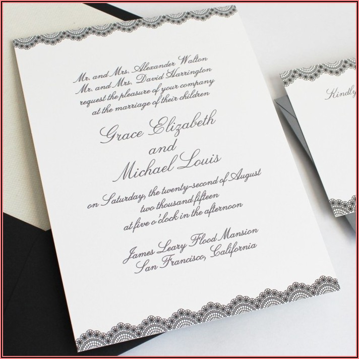 Wedding Invitation Verbiage For Second Marriages