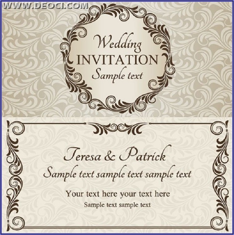 Wedding Invitations Designs Free Download