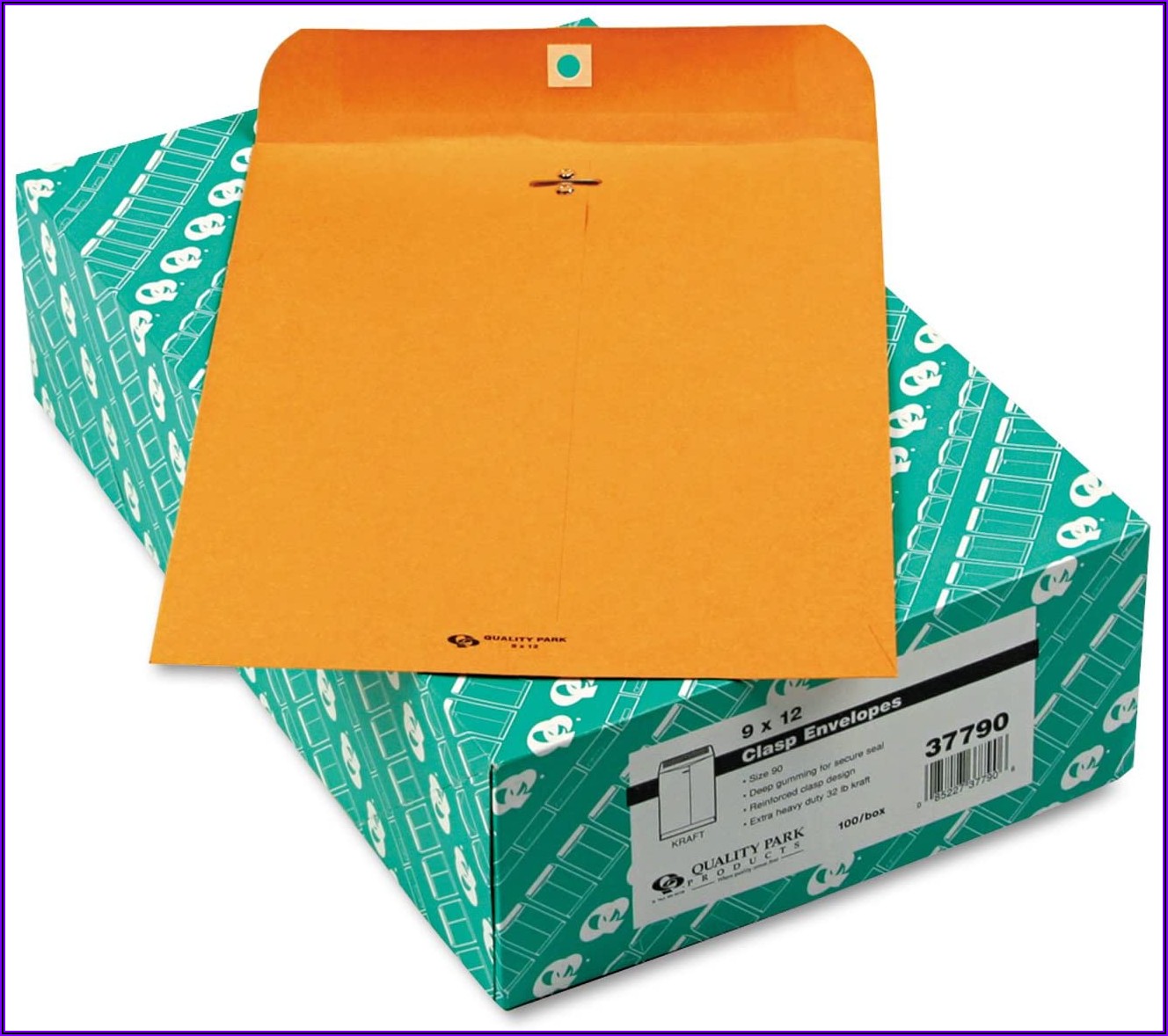 9 X 12 Brown Kraft Clasp Envelopes 100box