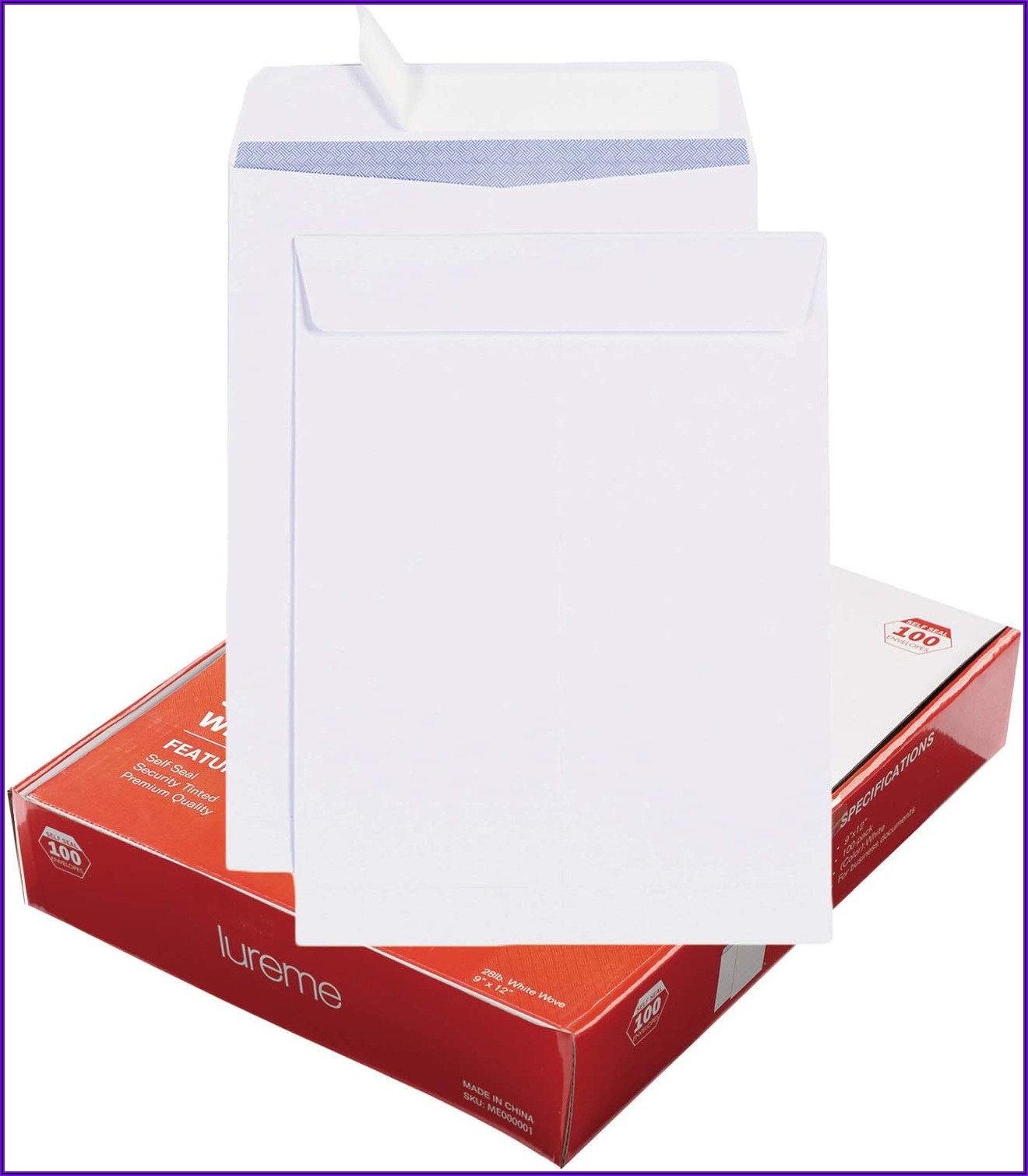 9 X 12 White Self Seal Envelopes