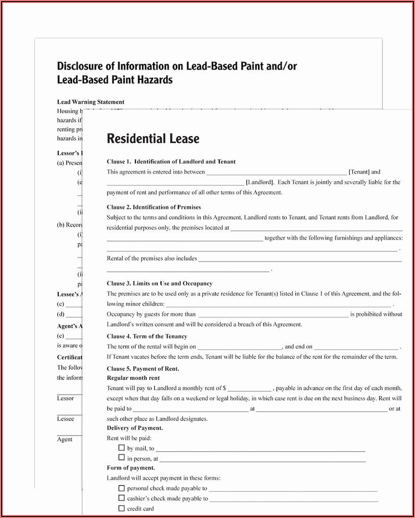 Adams Residential Lease Agreement