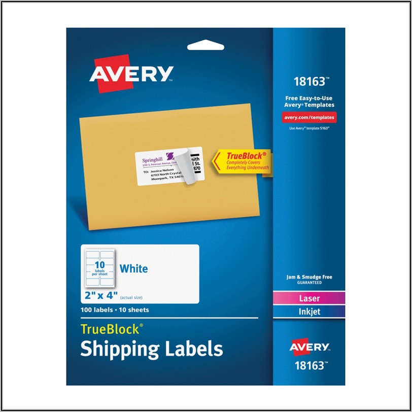 Avery Laser Labels L7173 Template