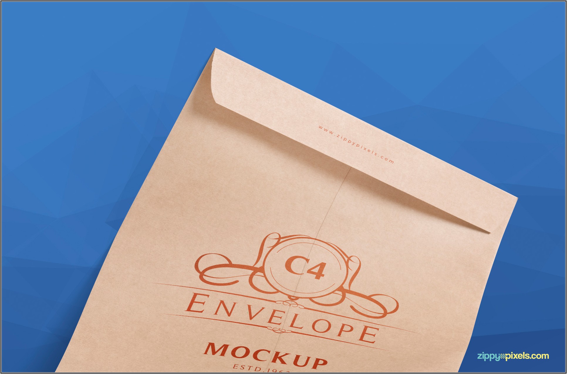 C4 Envelope Mockup Free