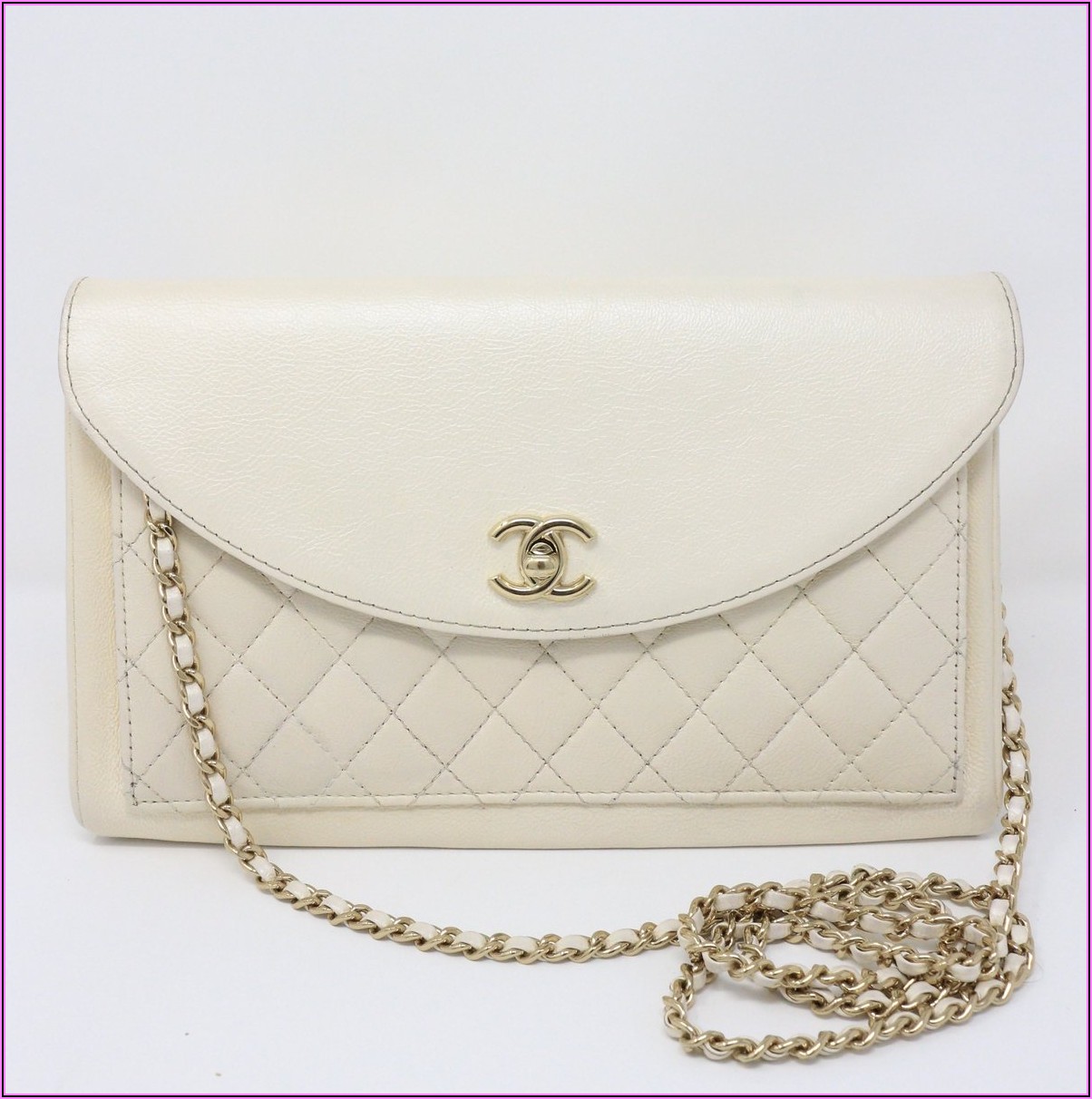 Chanel Envelope Clutch With Chain