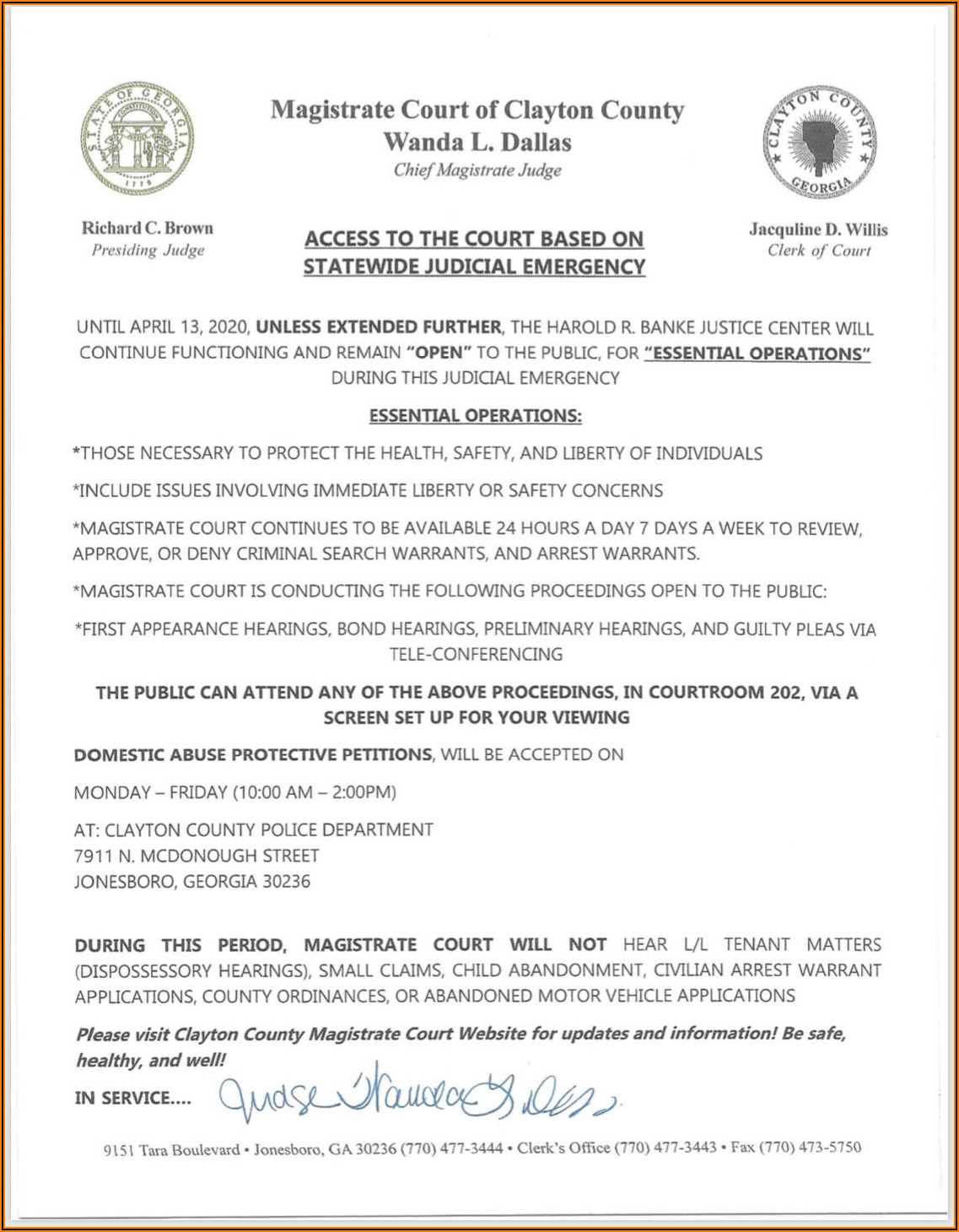 Clayton County State Court Forms