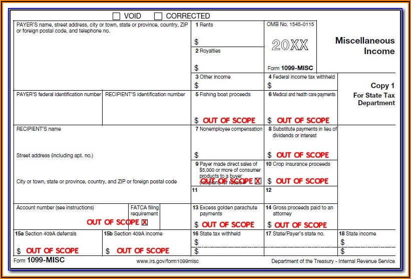 Fill In Form 1099 Misc