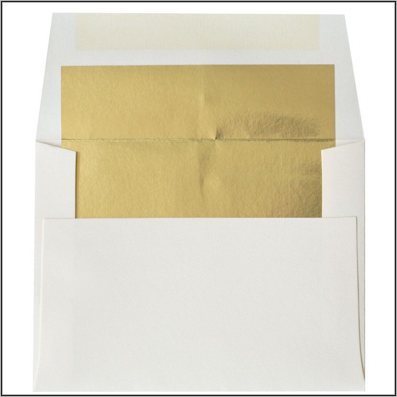 Gold Foil Lined Envelopes