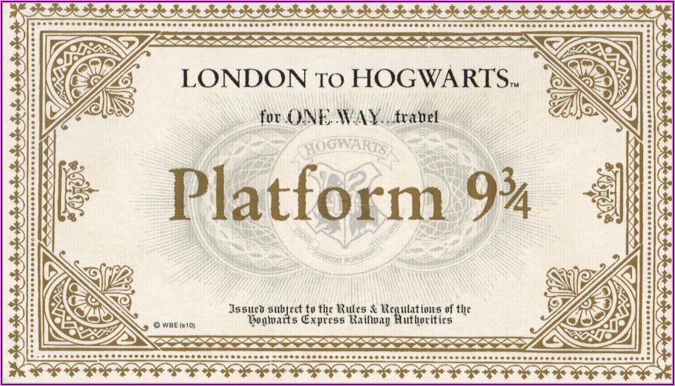 Harry Potter Letter Envelope Template