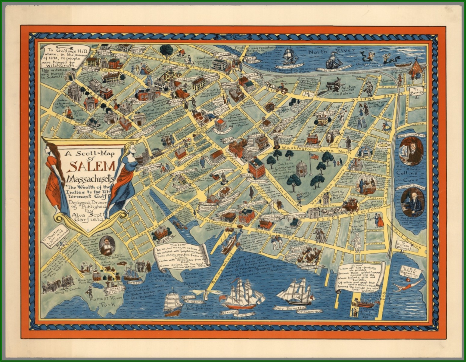 Historic Maps Of Salem Ma