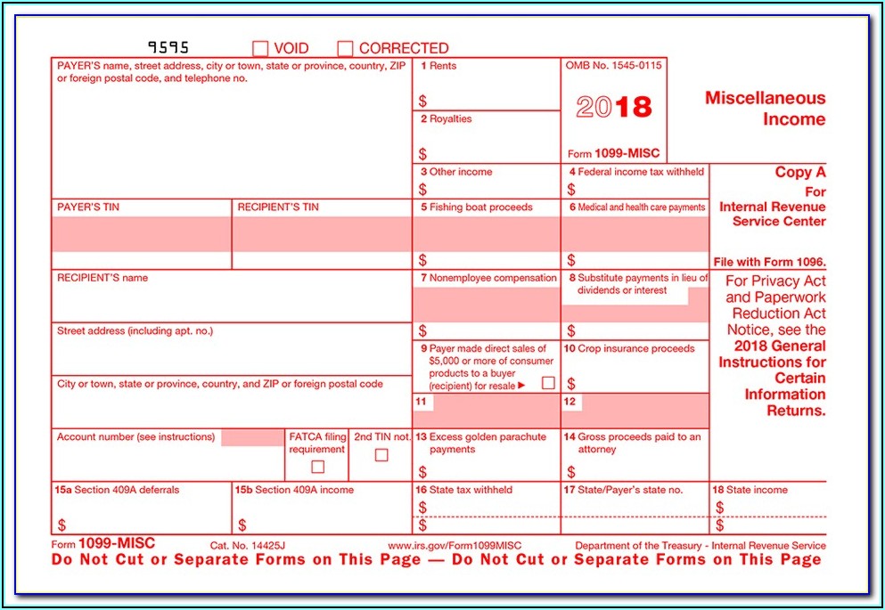 Income Tax Form 1099 R